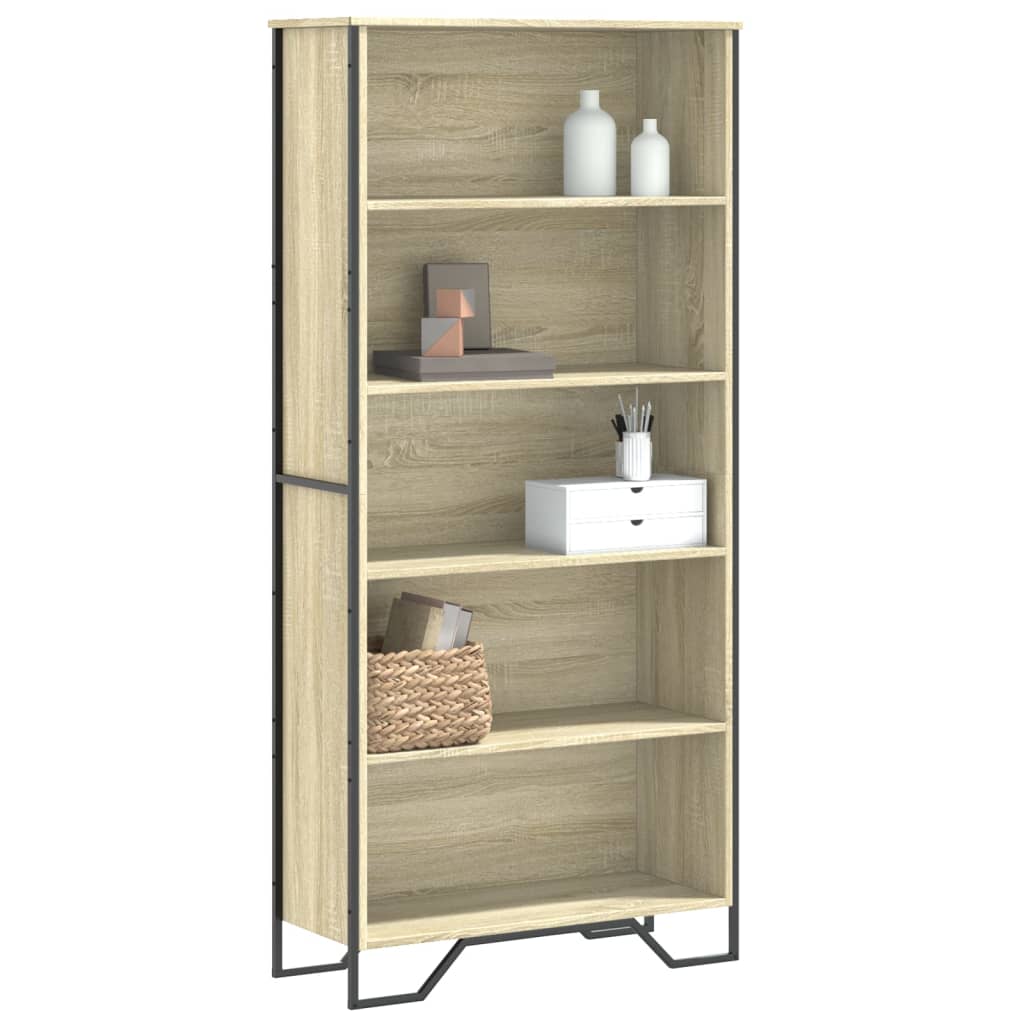 Estantería De Madera De Ingeniería 80X31X137,5 Cm