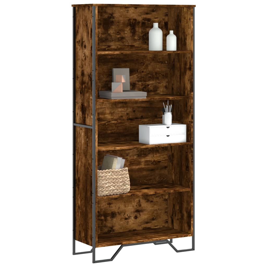 Estantería De Madera De Ingeniería 80X31X137,5 Cm
