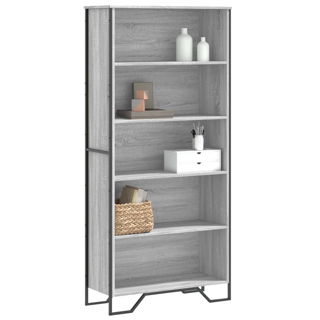 Estantería De Madera De Ingeniería 80X31X137,5 Cm