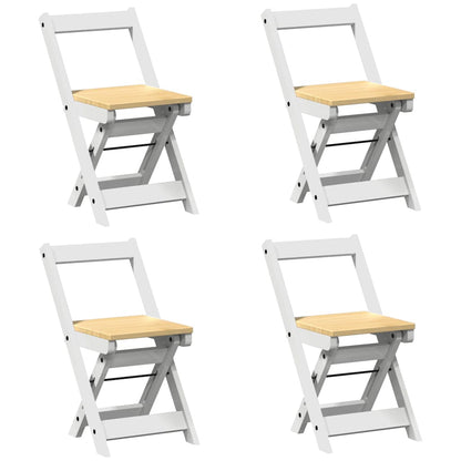 Set Comedor Plegable Mariposa 5 Pzas Corona Madera Pino