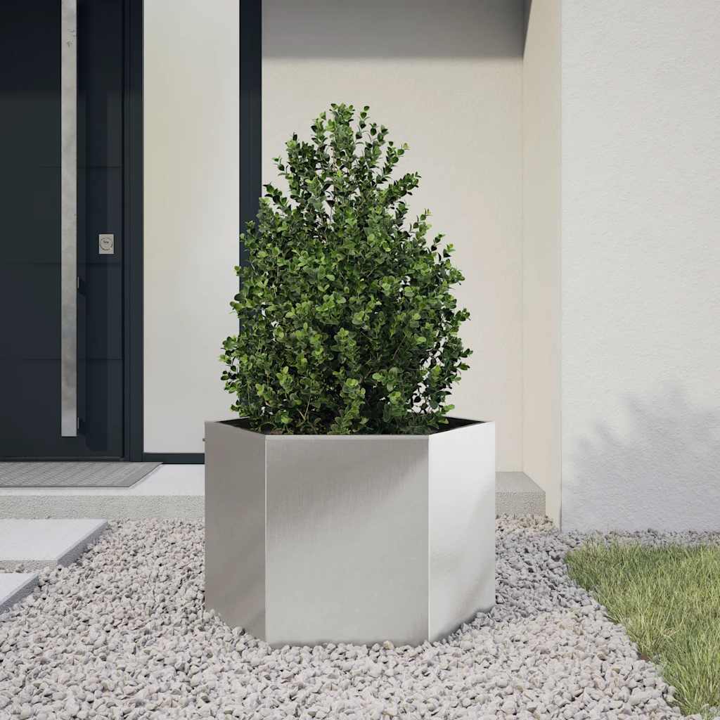 Jardineras Hexagonales Acero Desgastado