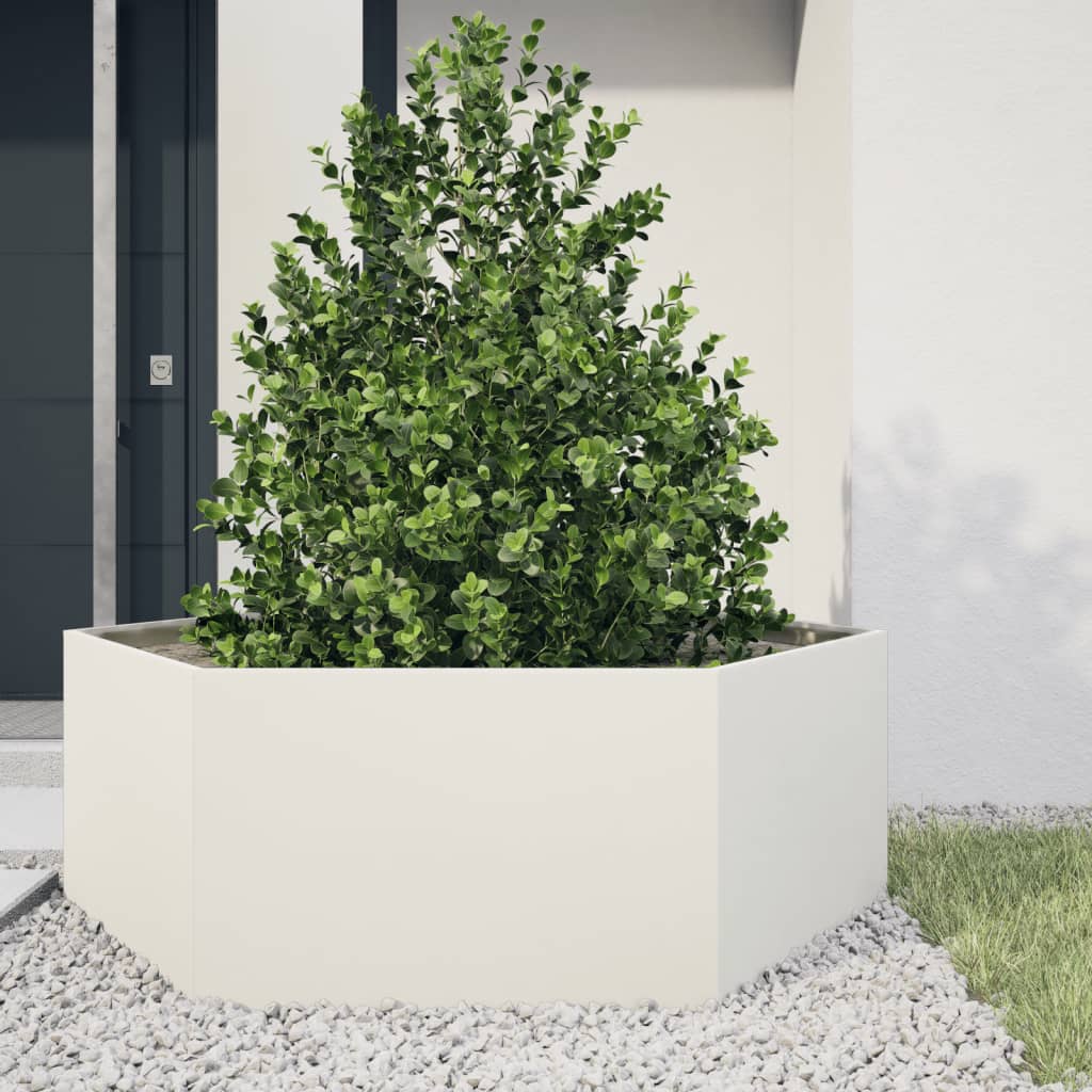 Jardineras Hexagonales Acero Desgastado