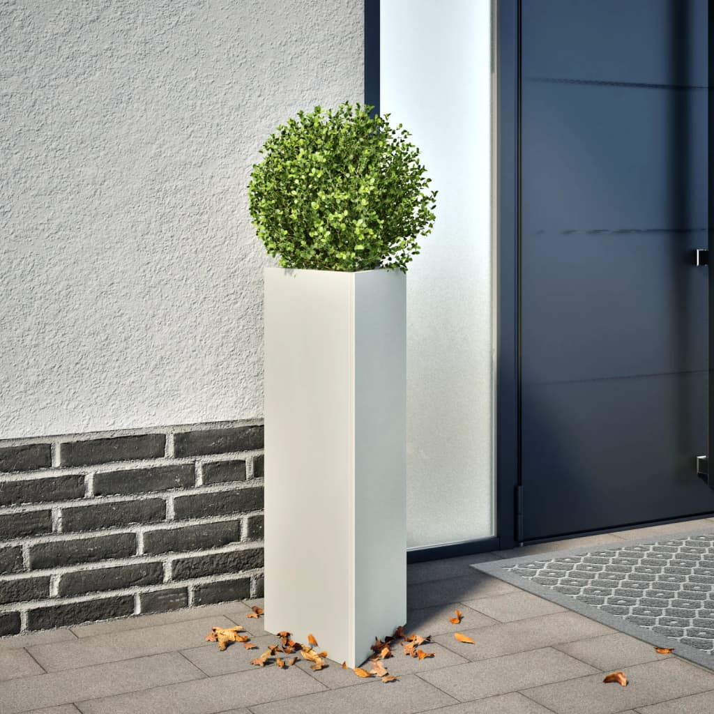 Jardineras Triangulares 2 Uds Acero Negro