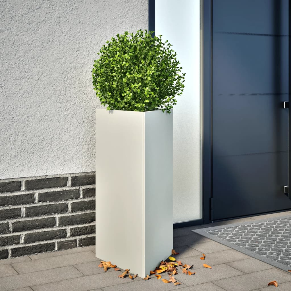 Jardineras Triangulares 2 Uds Acero Negro