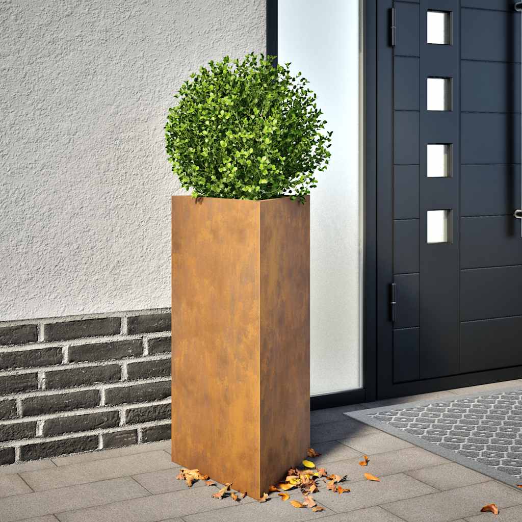 Jardineras Triangulares 2 Uds Acero Negro