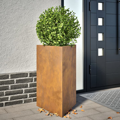 Jardineras Triangulares 2 Uds Acero Negro