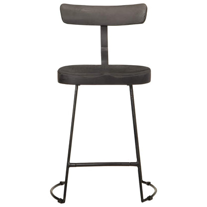 Taburetes De Barra 2 Uds Madera Maciza Mango
