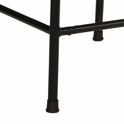 Taburetes De Barra 4 Uds 46X35,5X80 Cm Madera Maciza De Mango 4