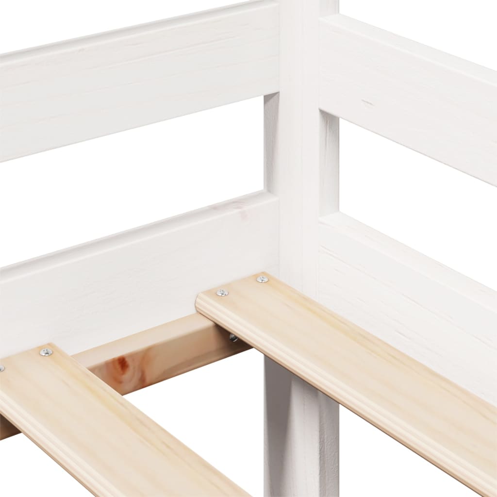 Sofá Cama Con Cajones Madera Maciza De Pino