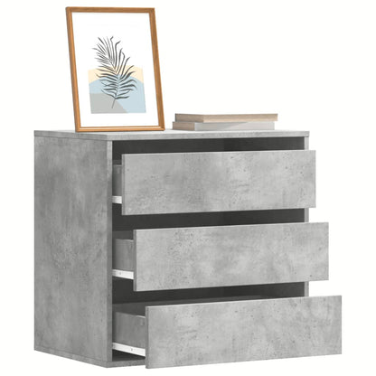 Cajonera 3-Cajón Negro Madera De Ingeniería