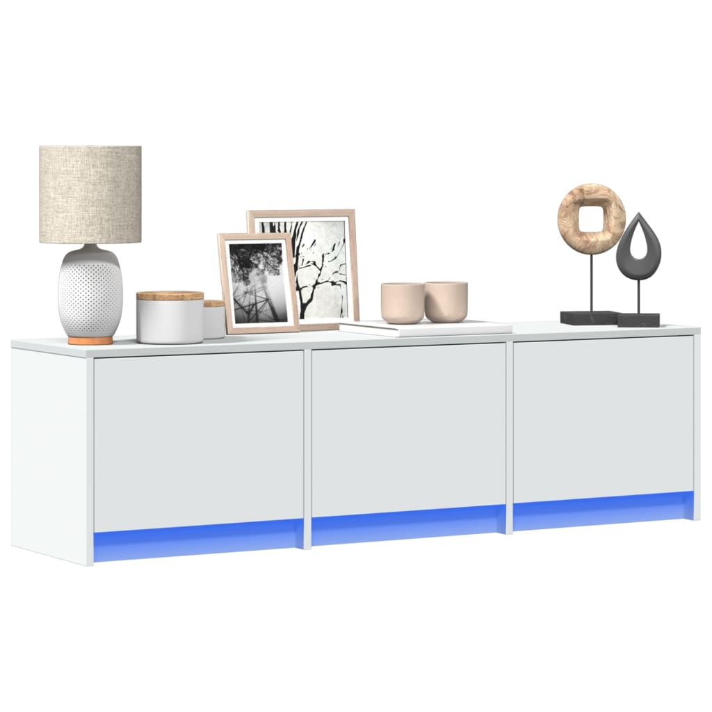 Mueble De Tv Con Led Con Led 165 X 34 X 40 Cm