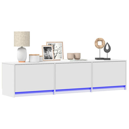 Mueble De Tv Con Led Con Led 165 X 34 X 40 Cm