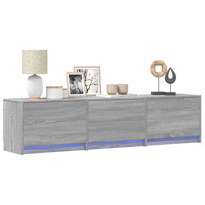 Mueble De Tv Con Led Con Led 165 X 34 X 40 Cm