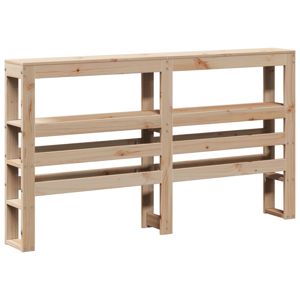 Estructura De Cama Sin Colchón Madera Maciza De Pino