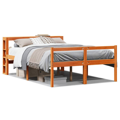 Estructura Cama Con Cabecero Madera Pino