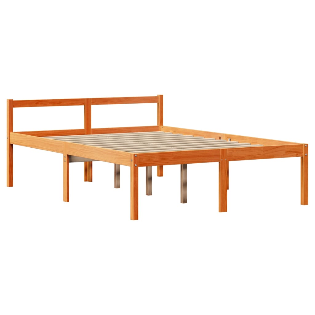Estructura Cama Con Cabecero Madera Pino
