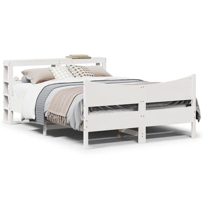 Estructura De Cama Con Cabecero Madera Pino
