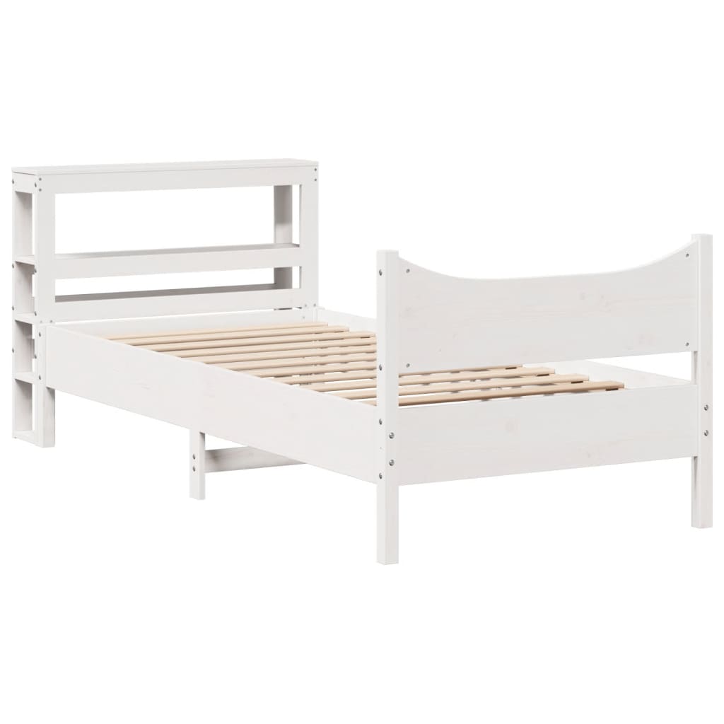 Estructura De Cama Con Cabecero Madera Pino