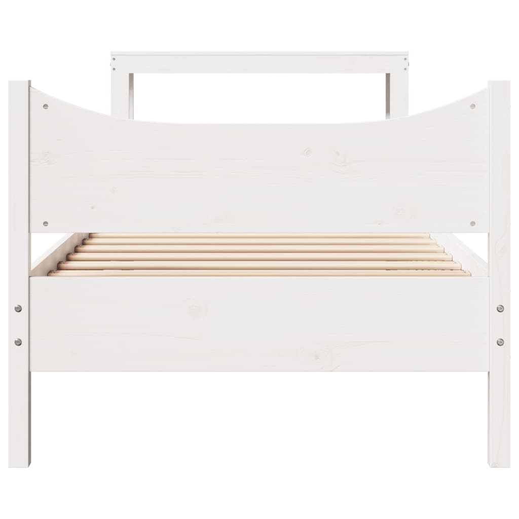 Estructura De Cama Con Cabecero Madera Pino