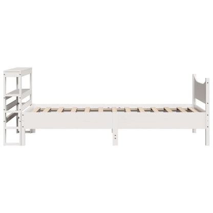 Estructura De Cama Con Cabecero Madera Pino