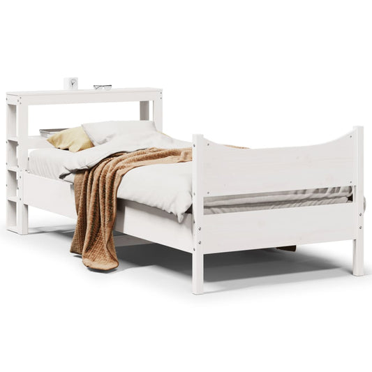 Estructura De Cama Con Cabecero Madera Pino