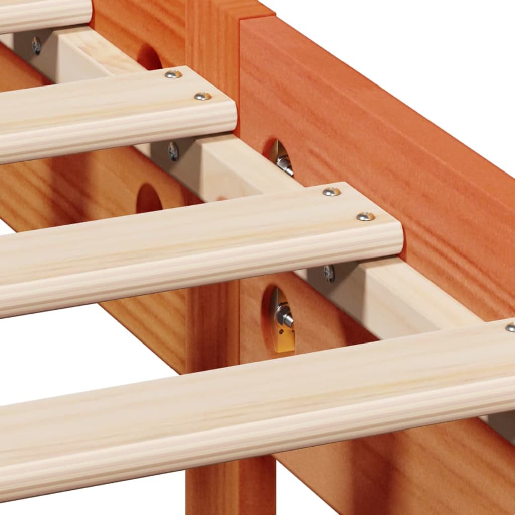 Cama Sin Colchón Madera Maciza Pino