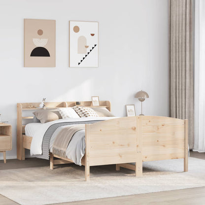 Cama Sin Colchón Madera Maciza Pino