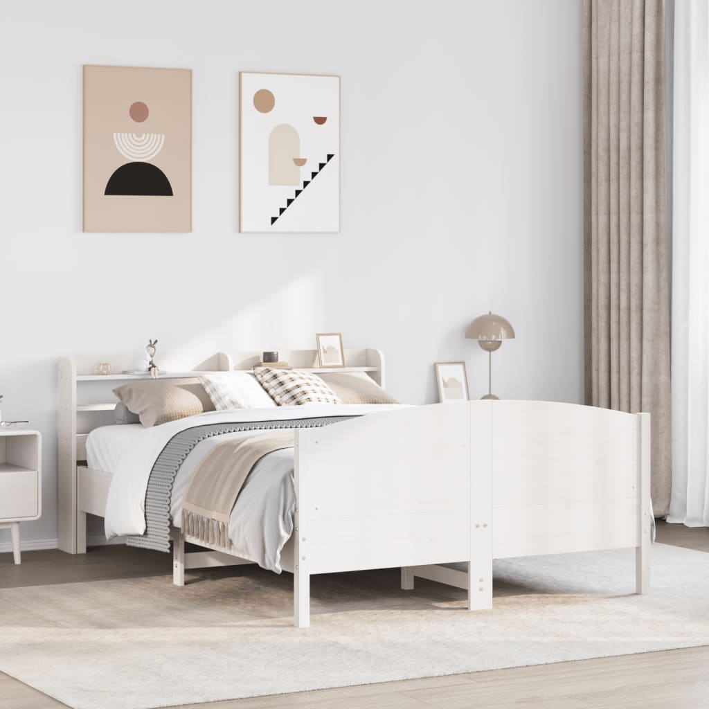 Cama Sin Colchón Madera Maciza Pino