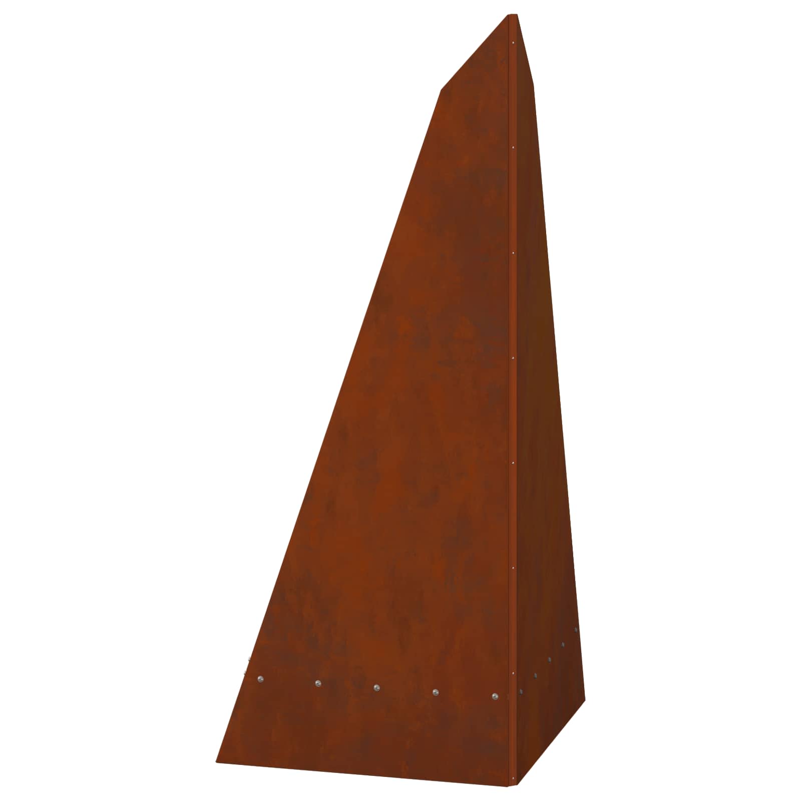 Hoguera Marrón 58 X 40 X 100 Cm Acero Autopatinable