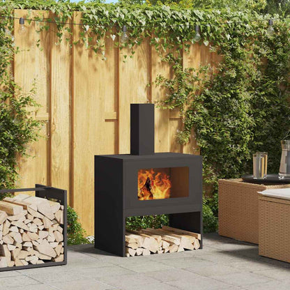 Hoguera Negro Acero Laminado En Frío