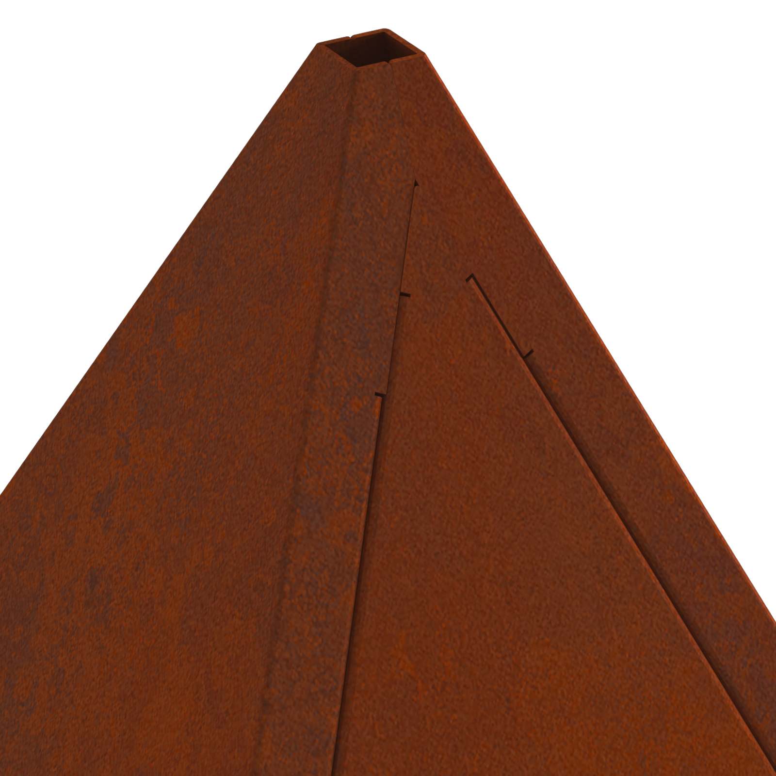 Hoguera Marrón 50 X 50 X 51 Cm Acero Autopatinable
