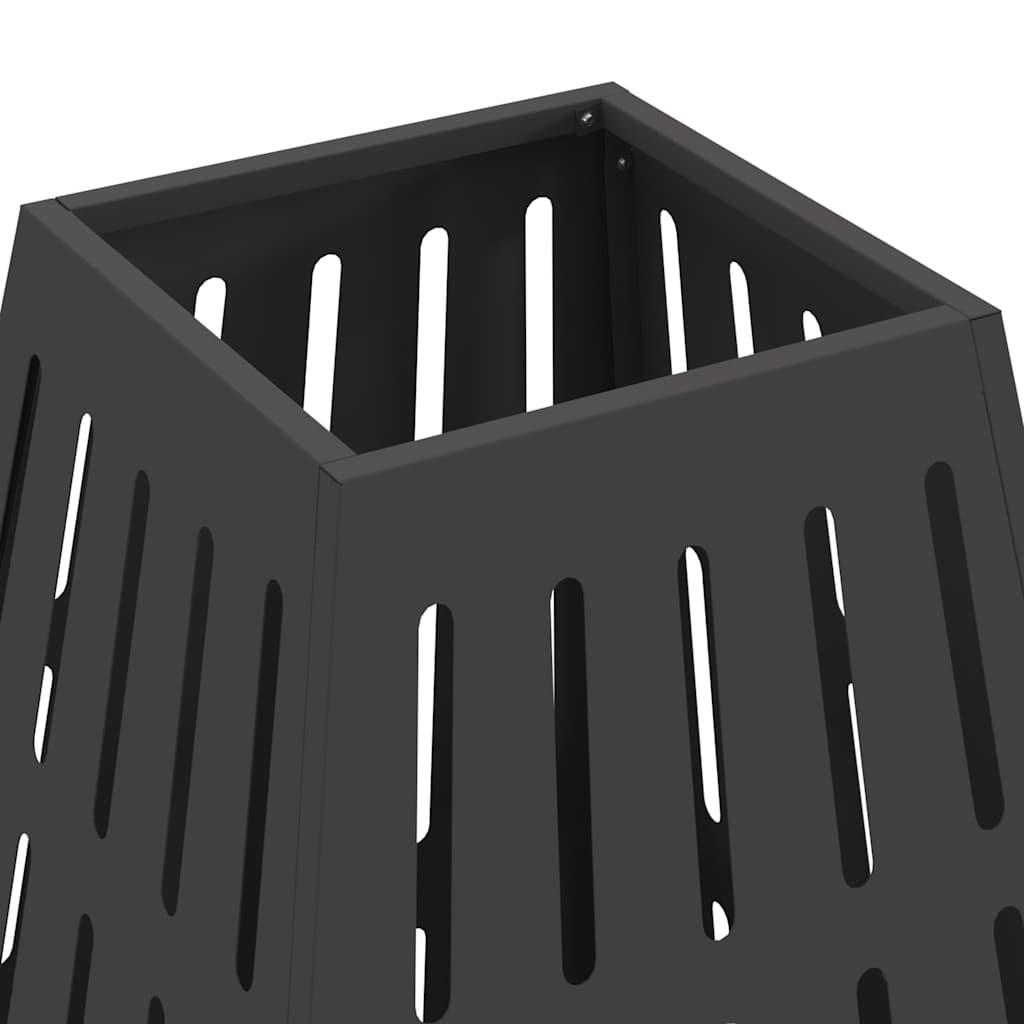 Hoguera Negro 50 X 50 X 70 Cm Acero