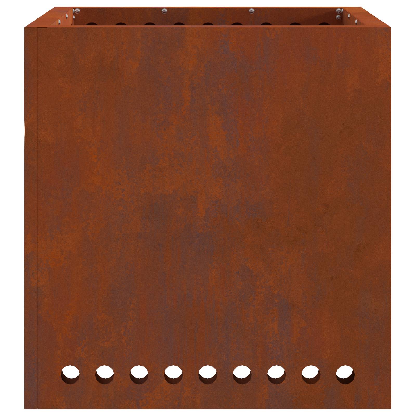 Hoguera Sin Humo Marrón 48 X 48 X 50 Cm Acero Autopatinable