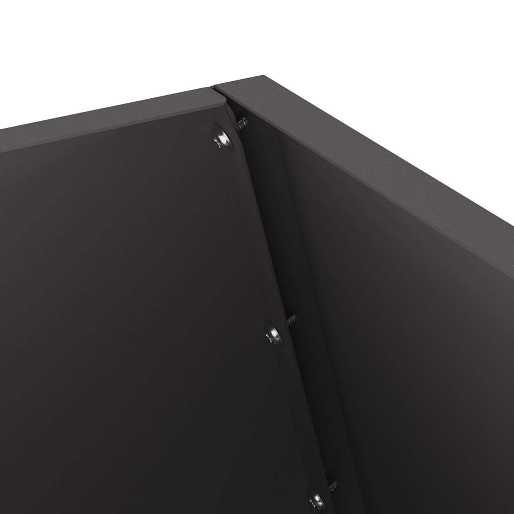 Hoguera Negro 50 X 50 X 100 Cm Acero