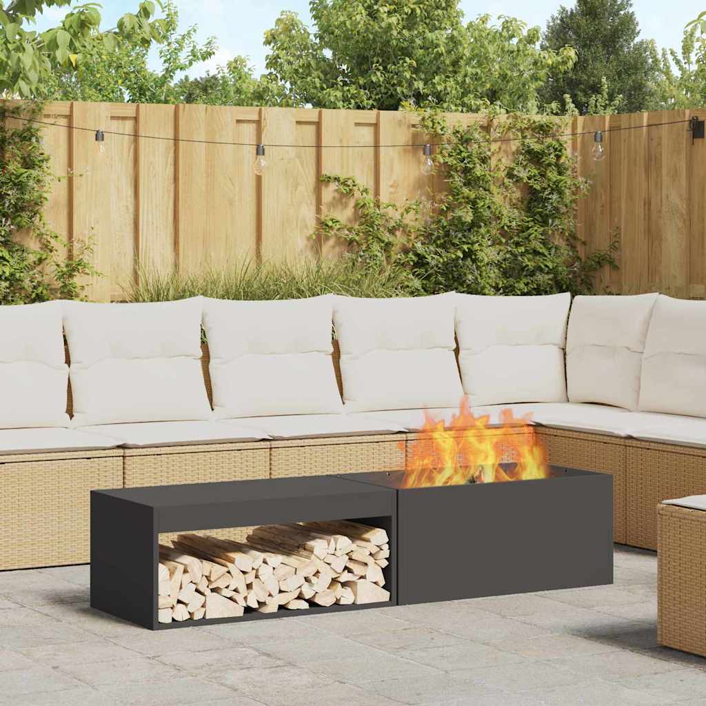 Hoguera Marrón 160 X 45 X 35 Cm Acero