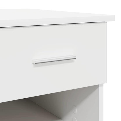 Escritorio Con Cajón 90 X 49 X 75 Cm Madera De Ingeniería