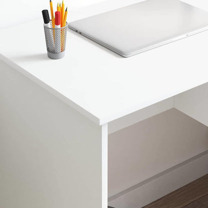 Escritorio Con Cajón 90 X 49 X 75 Cm Madera De Ingeniería