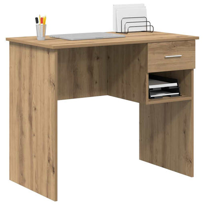 Escritorio Madera De Ingeniería 90 X 49 X 75 Cm