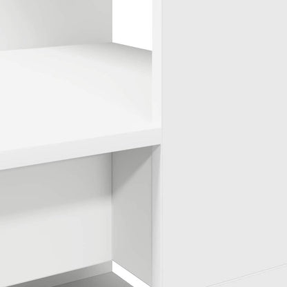 Escritorio Con Estante 113 X 54 X 120 Cm Madera De Ingeniería