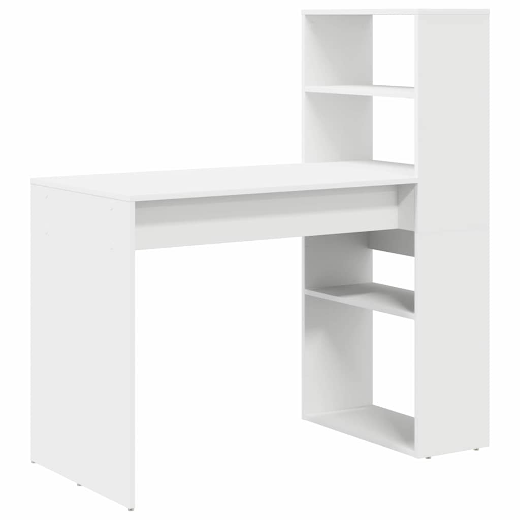 Escritorio Con Estante 113 X 54 X 120 Cm Madera De Ingeniería