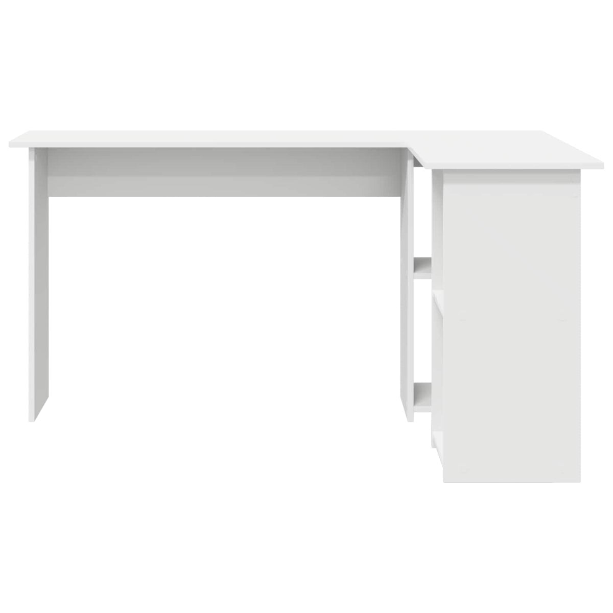 Escritorio Con Estante 142 X 102 X 73 Cm Madera De Ingeniería