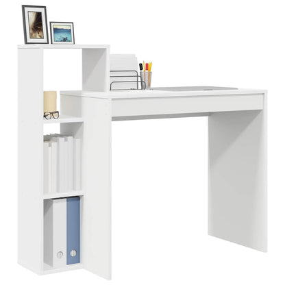 Escritorio Con Estante 100 X 40 X 90 Cm Madera De Ingeniería