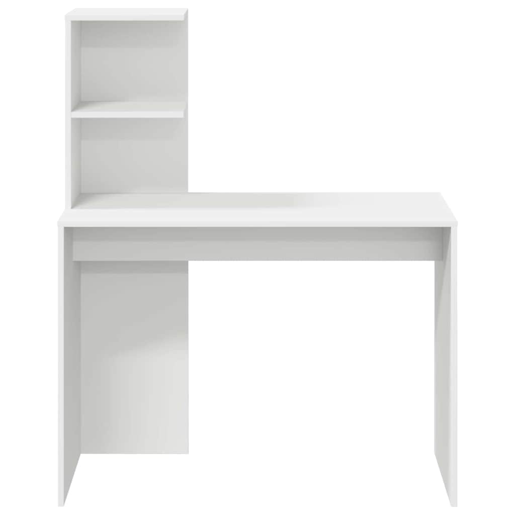 Escritorio Con Estante 102 X 50 X 124 Cm Madera De Ingeniería