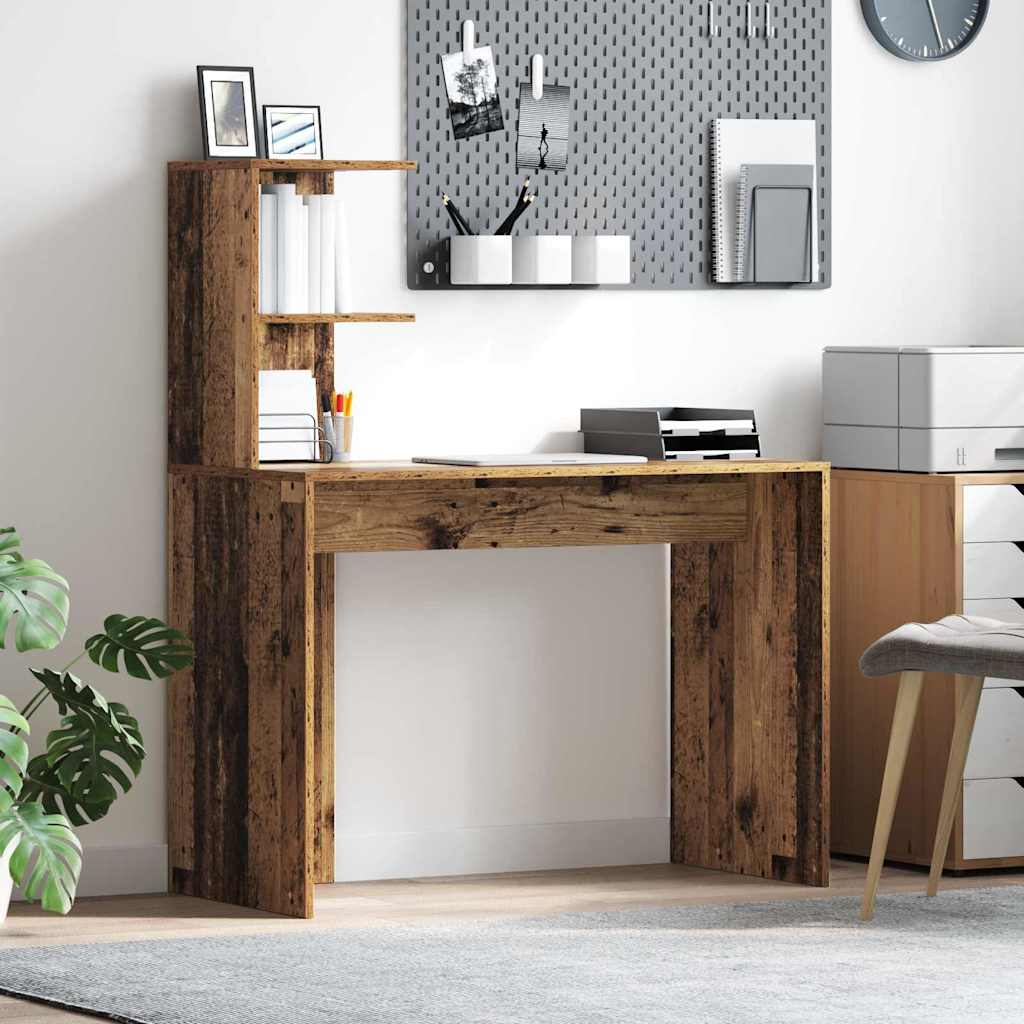 Escritorio Madera De Ingeniería 102 X 50 X 124 Cm