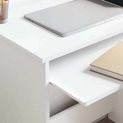 Escritorio Con Cajón 106 X 41 X 88.5 Cm Madera De Ingeniería