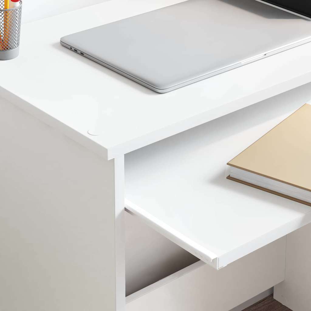 Escritorio Con Cajón 120,5 X 44 X 88,5 Cm Madera De Ingeniería