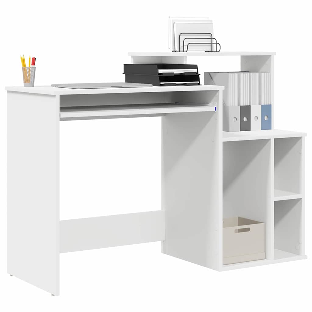 Escritorio Con Cajón 120,5 X 44 X 88,5 Cm Madera De Ingeniería