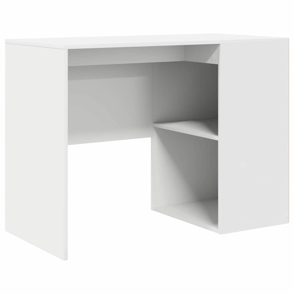 Escritorio Con Estante 102 X 50 X 75 Cm Madera De Ingeniería