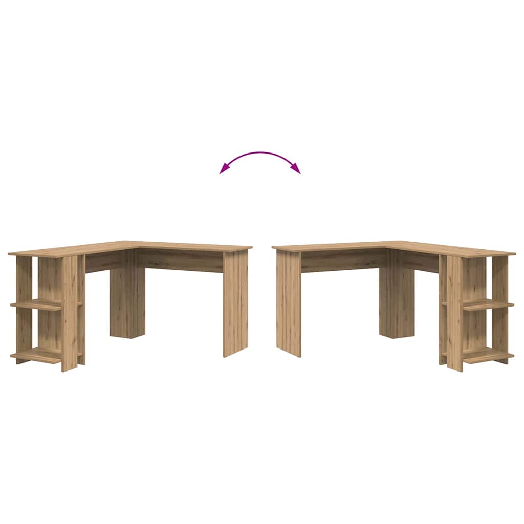 Escritorio De Esquina Madera De Ingeniería