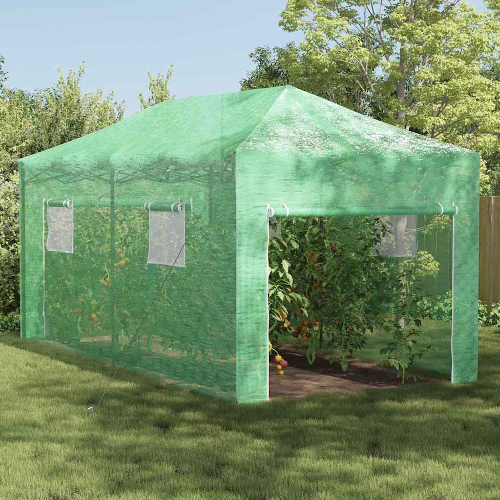 Invernadero Con Marco Pop-Up Verde Hierro